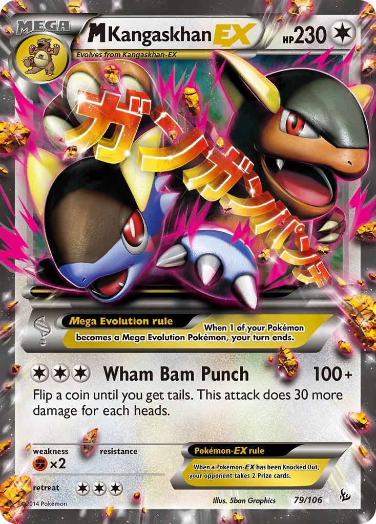 M Kangaskhan-EX · Flashfire