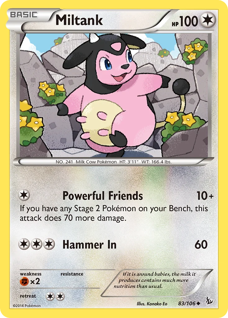 Miltank · Flash de Fogo
