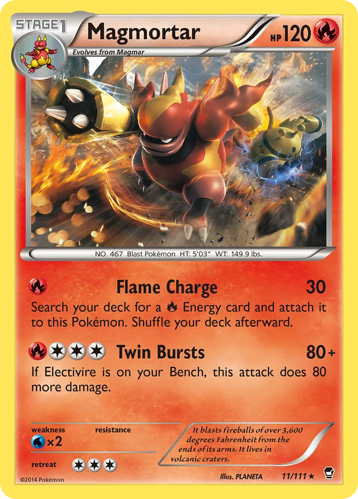 Magmortar · Furious Fists
