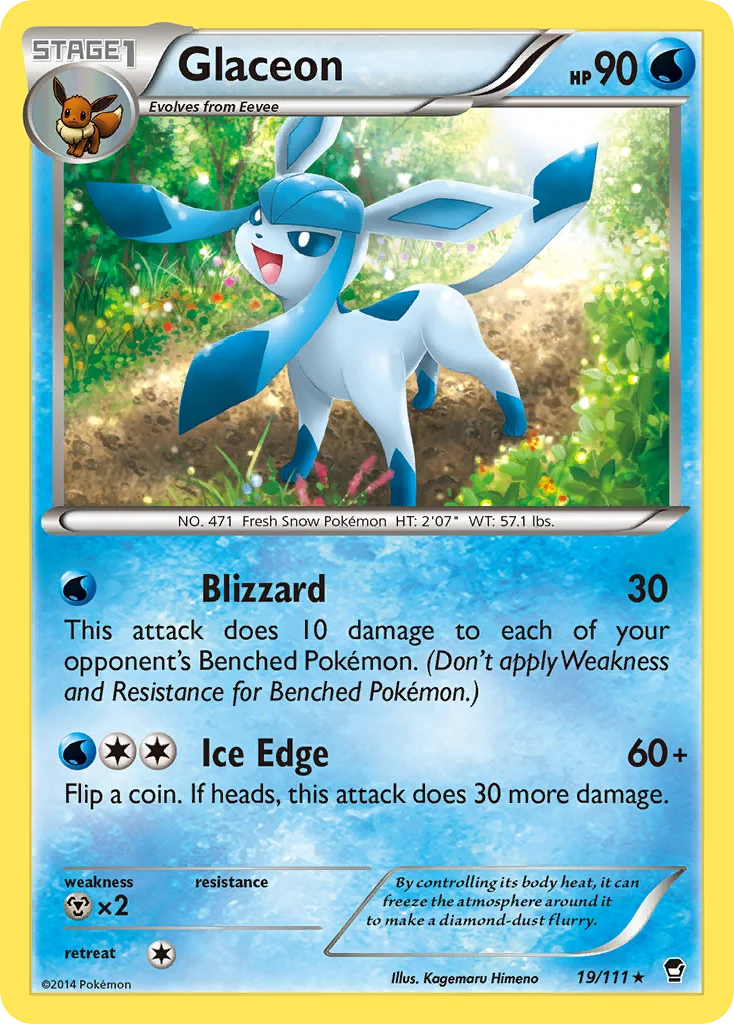 Glaceon · Punhos Furiosos