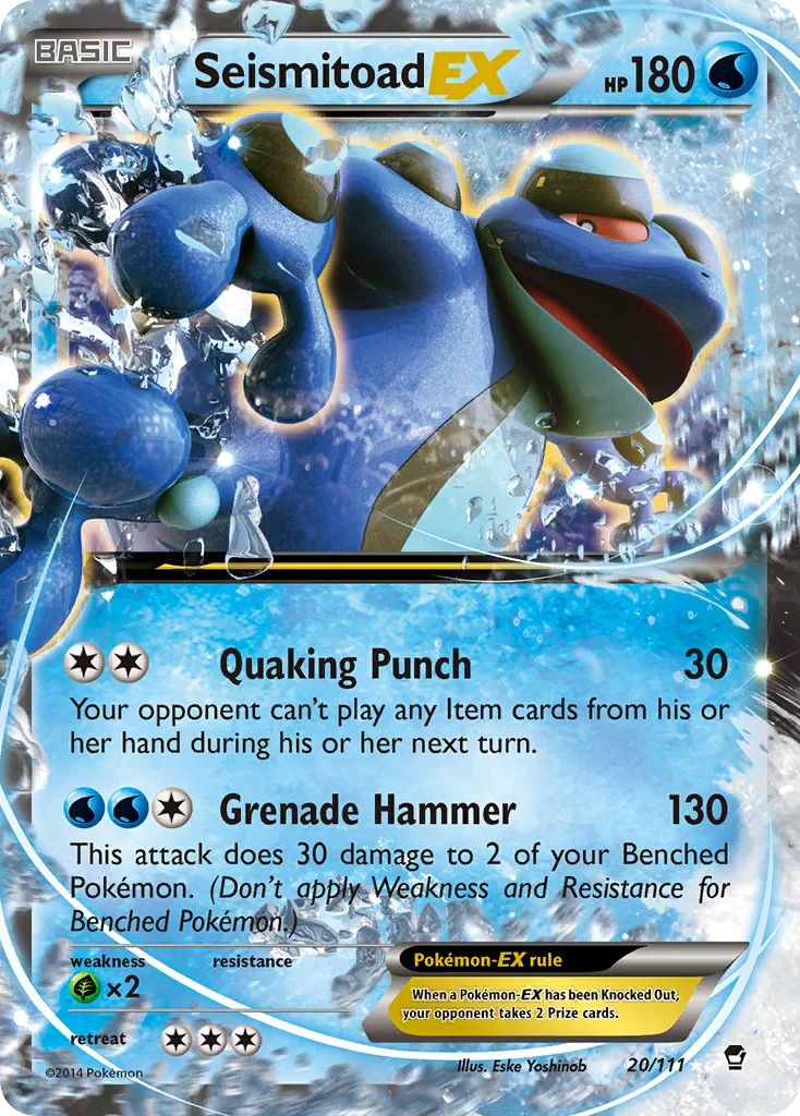 Seismitoad-EX · Furious Fists