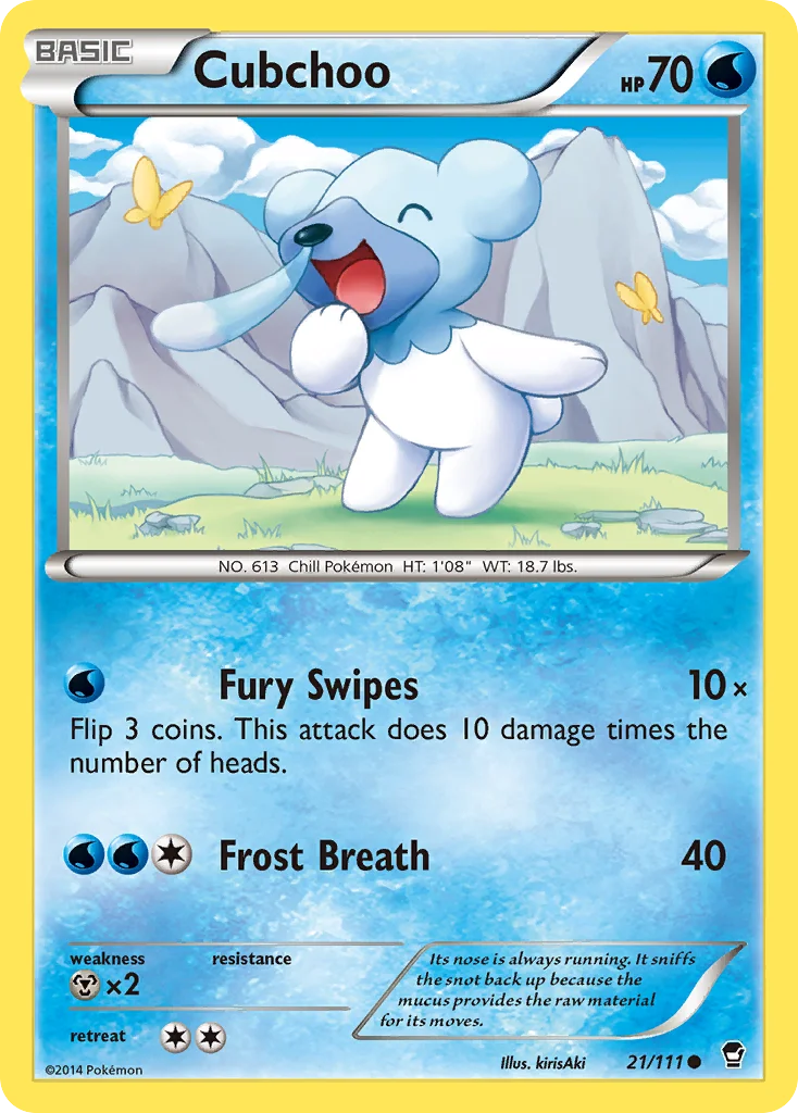 Cubchoo · Furious Fists