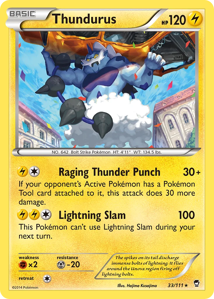 Thundurus · Furious Fists