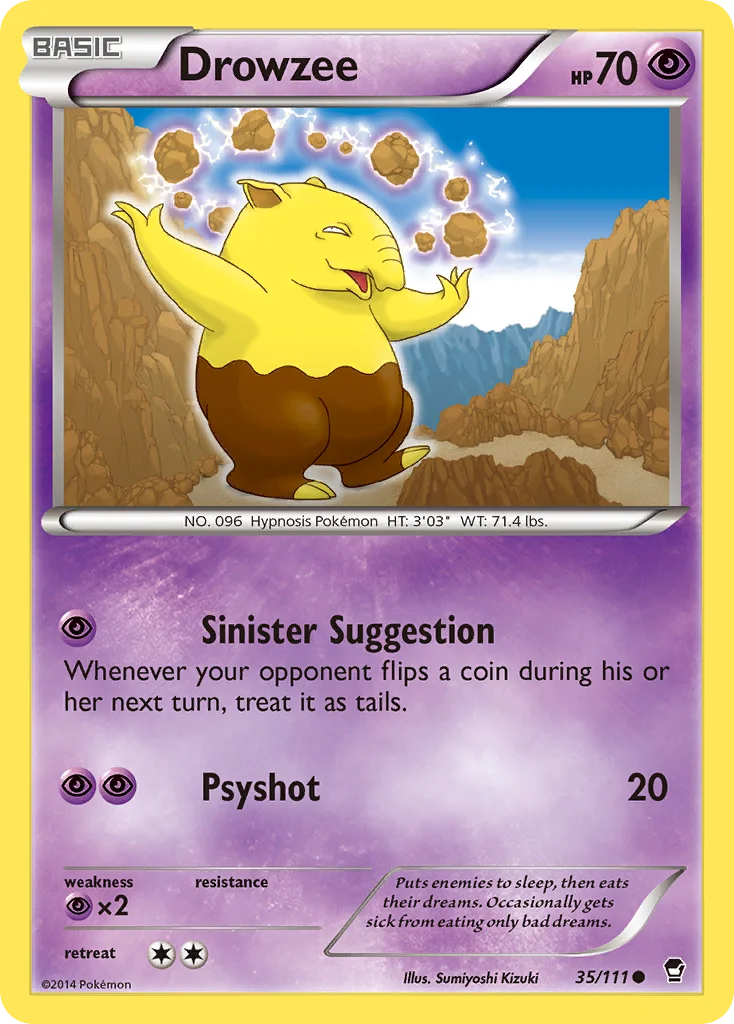 Drowzee · Punhos Furiosos