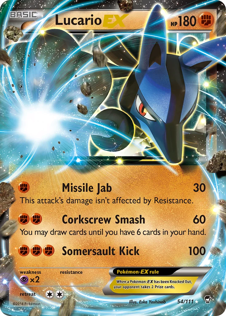 Lucario-EX · Furious Fists