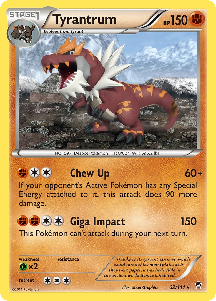 Tyrantrum · Furious Fists