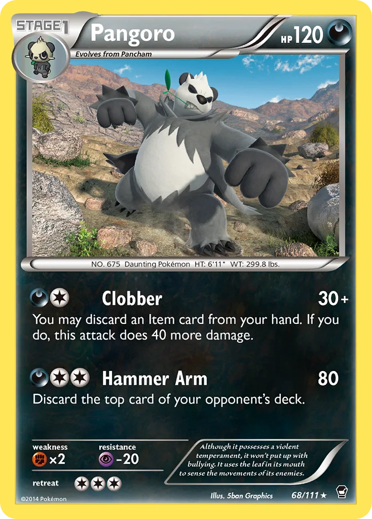 Pangoro · Furious Fists