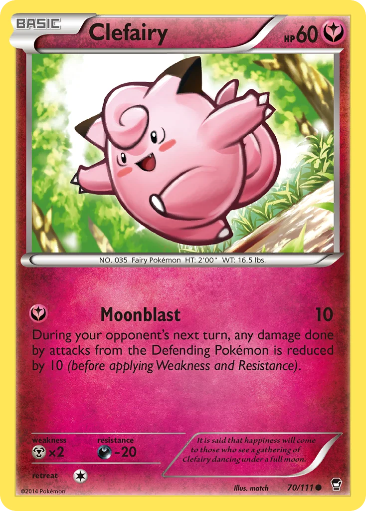 Clefairy · Punhos Furiosos