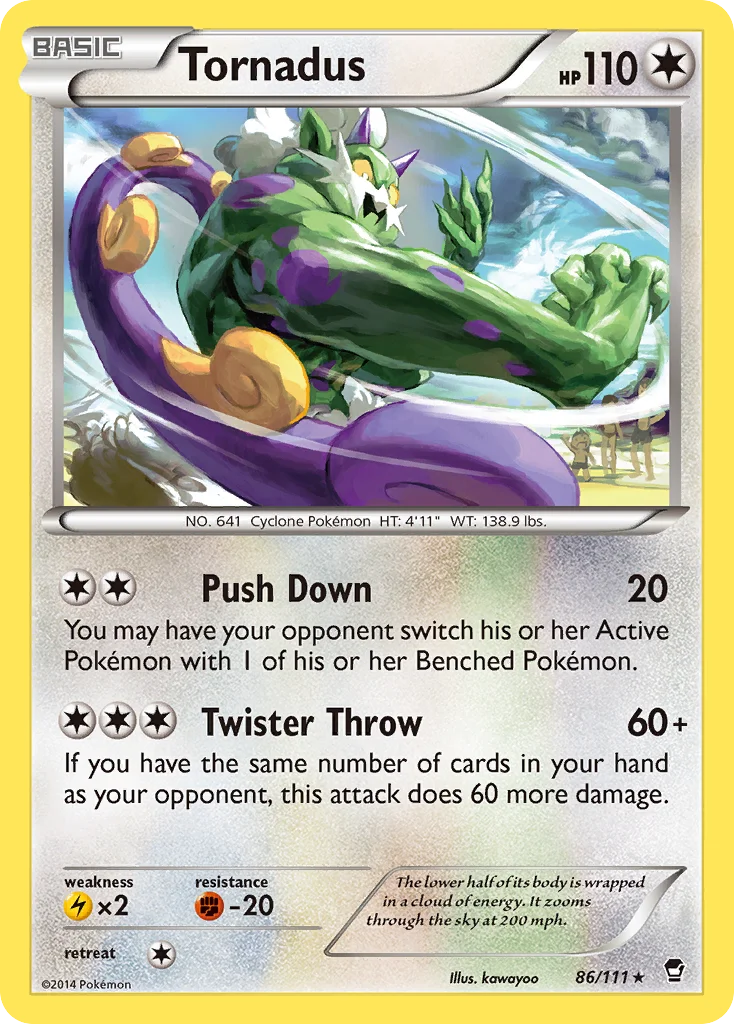 Tornadus · Furious Fists
