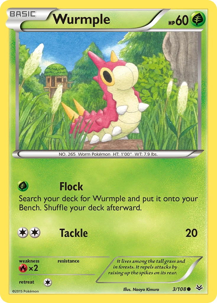 Wurmple · Céus Estrondosos