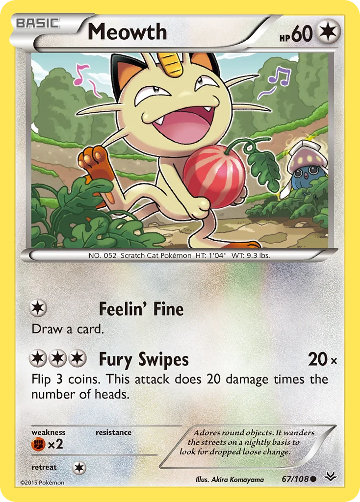 Meowth · Roaring Skies