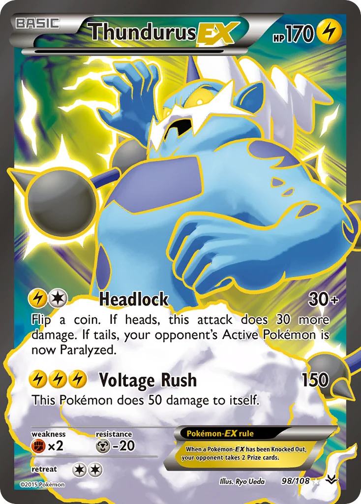 Thundurus-EX · Roaring Skies