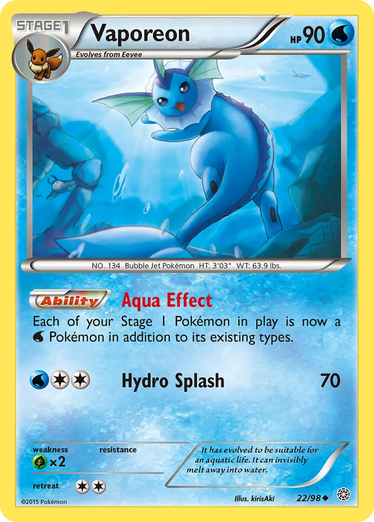 Vaporeon · Origens Ancestrais