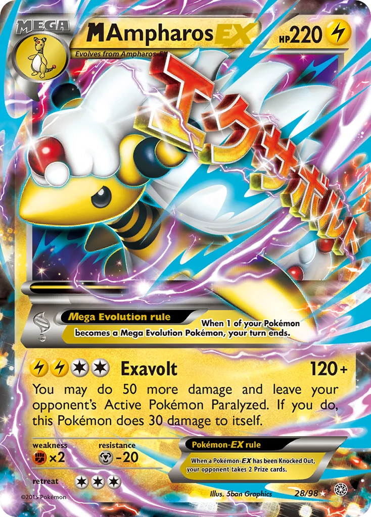 M Ampharos-EX · Ancient Origins