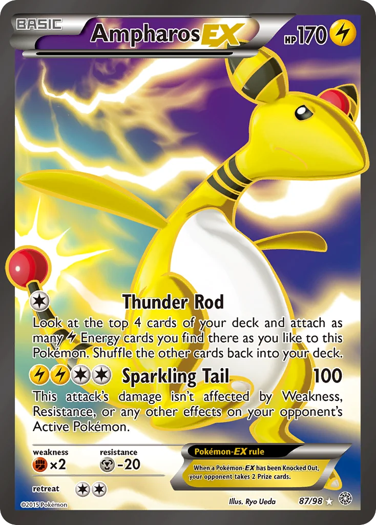 Ampharos EX · Origens Ancestrais