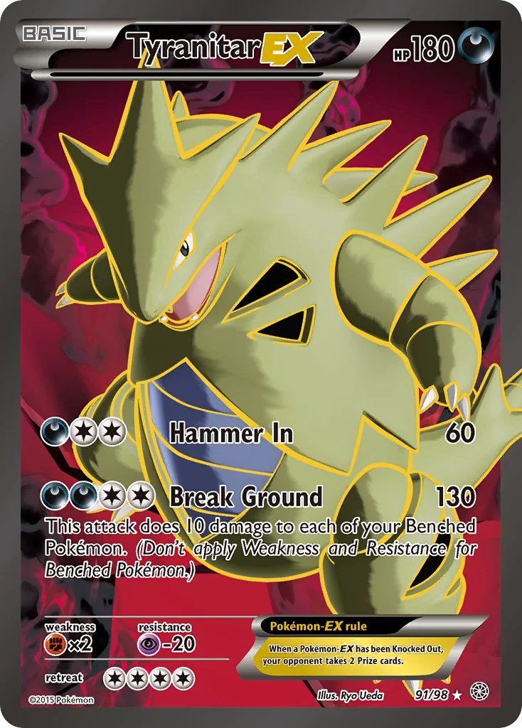 Tyranitar EX · Origens Ancestrais