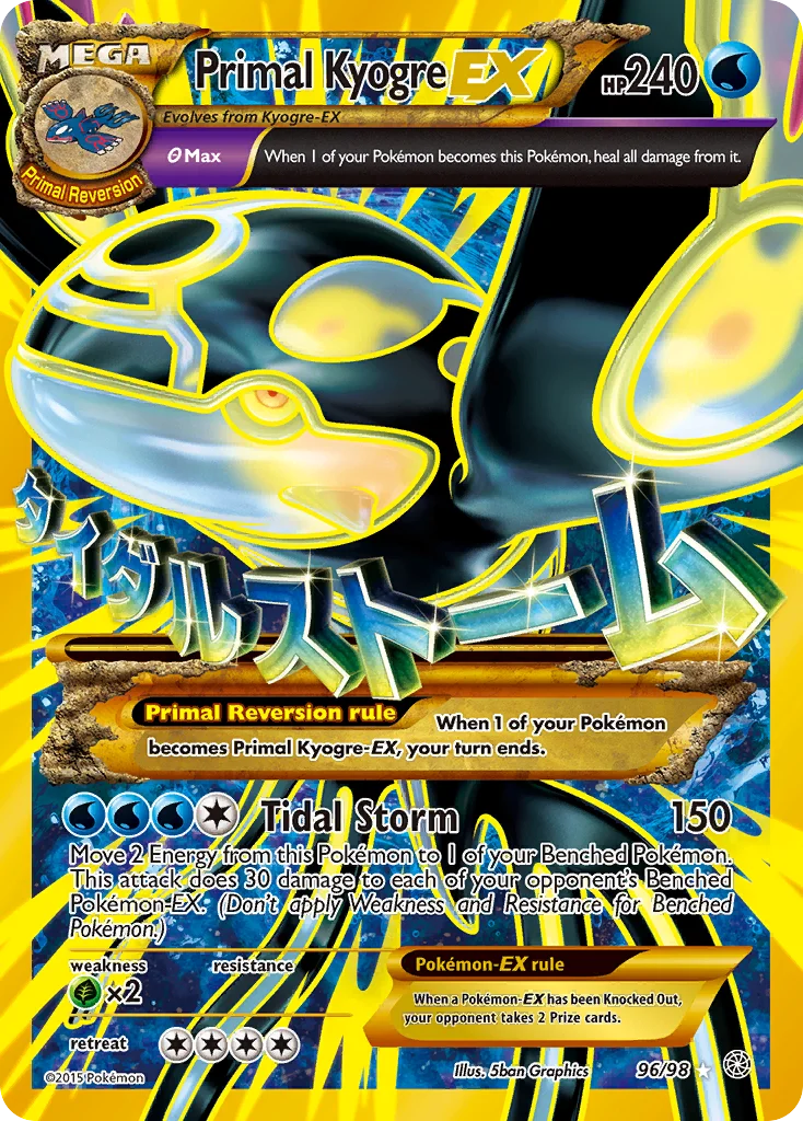 Kyogre PrimitivoEX · Origens Ancestrais