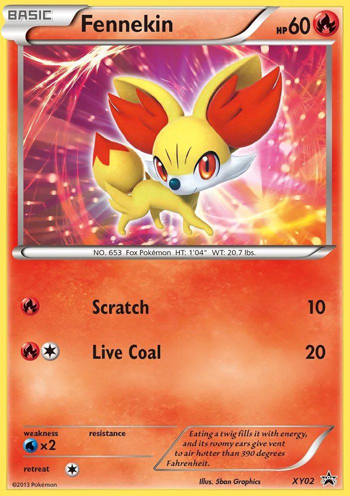 Fennekin · XY Black Star Promos