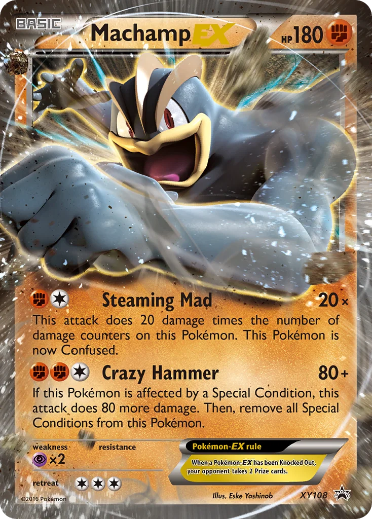 Machamp-EX · XY Black Star Promos