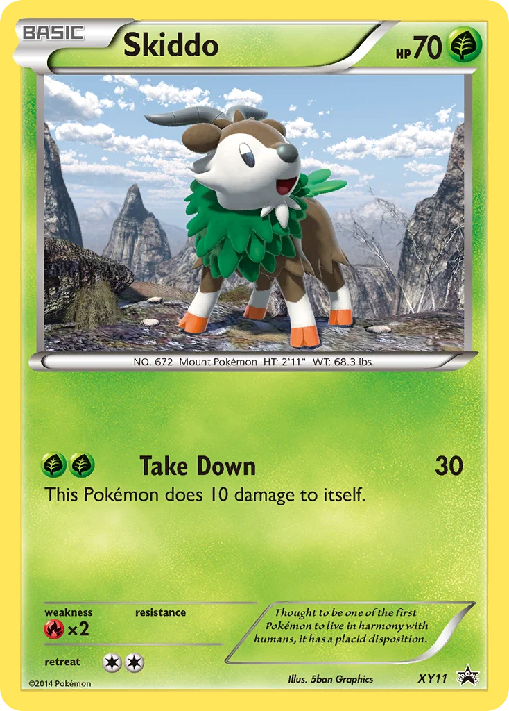 Skiddo · XY Black Star Promos