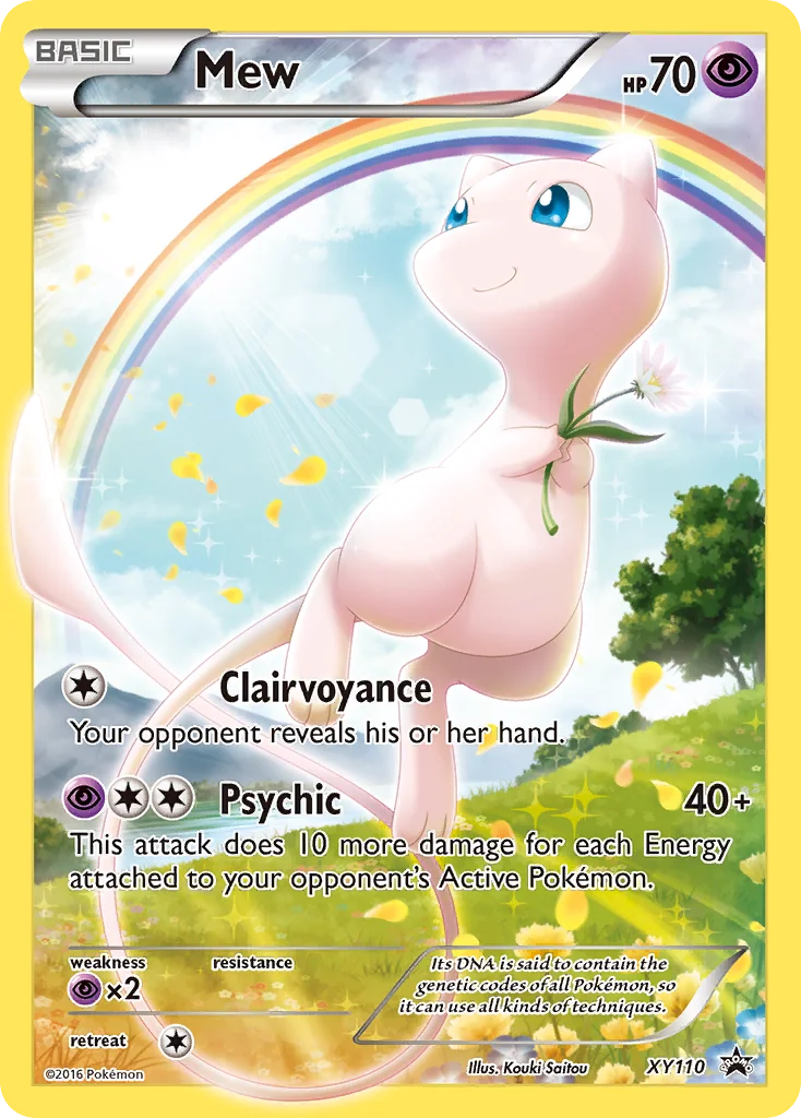 Mew · XY Black Star Promos