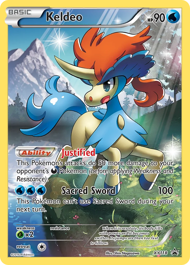 Keldeo · XY Black Star Promos