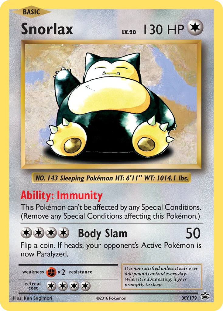 Snorlax · XY Black Star Promos