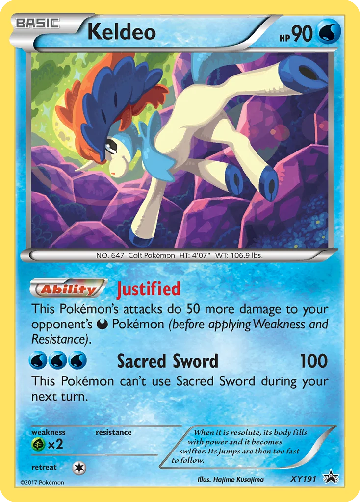 Keldeo · XY Black Star Promos
