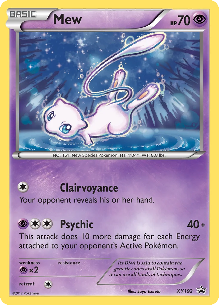 Mew · XY Black Star Promos