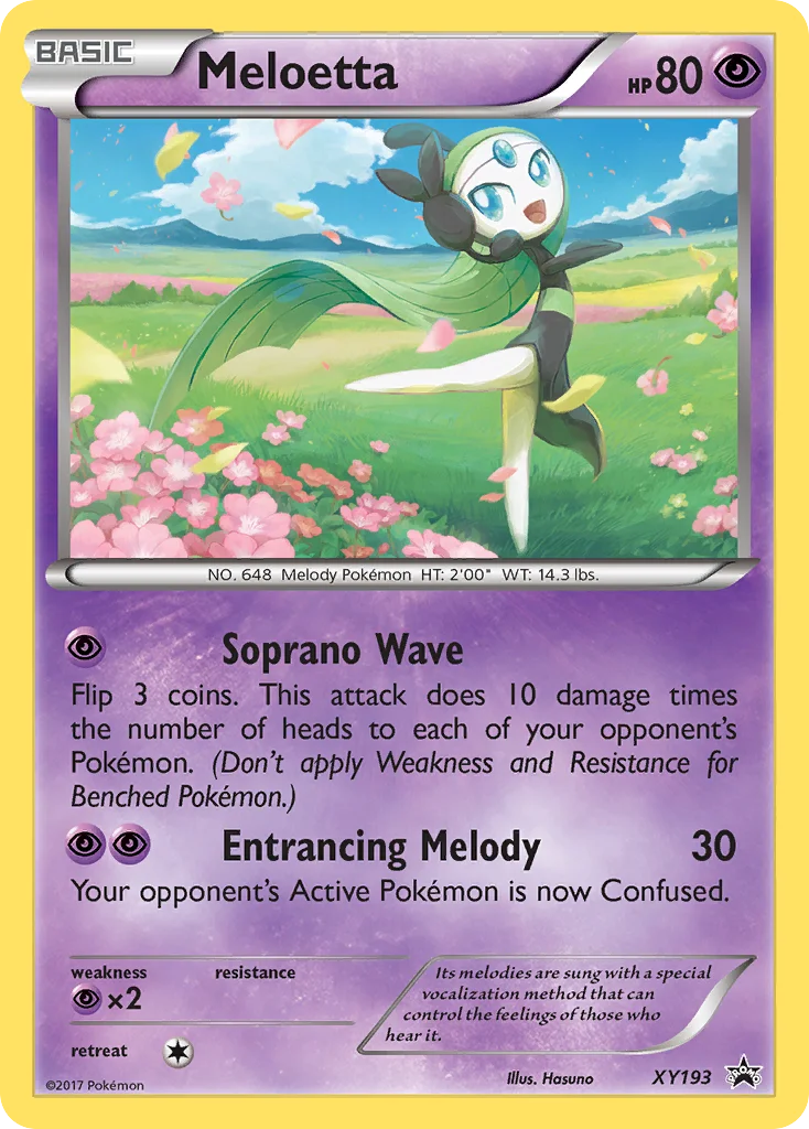Meloetta · XY Black Star Promos