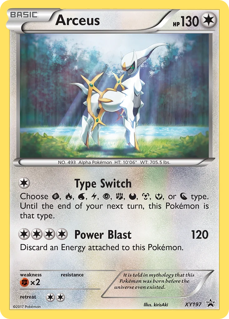 Arceus · XY Black Star Promos