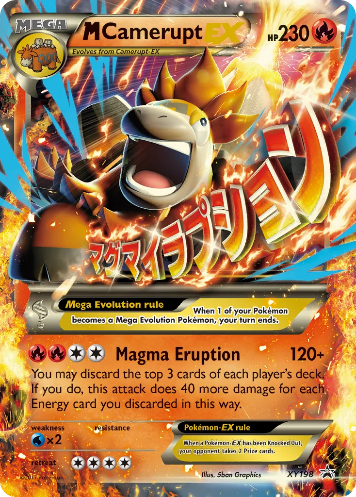 M Camerupt-EX · XY Black Star Promos