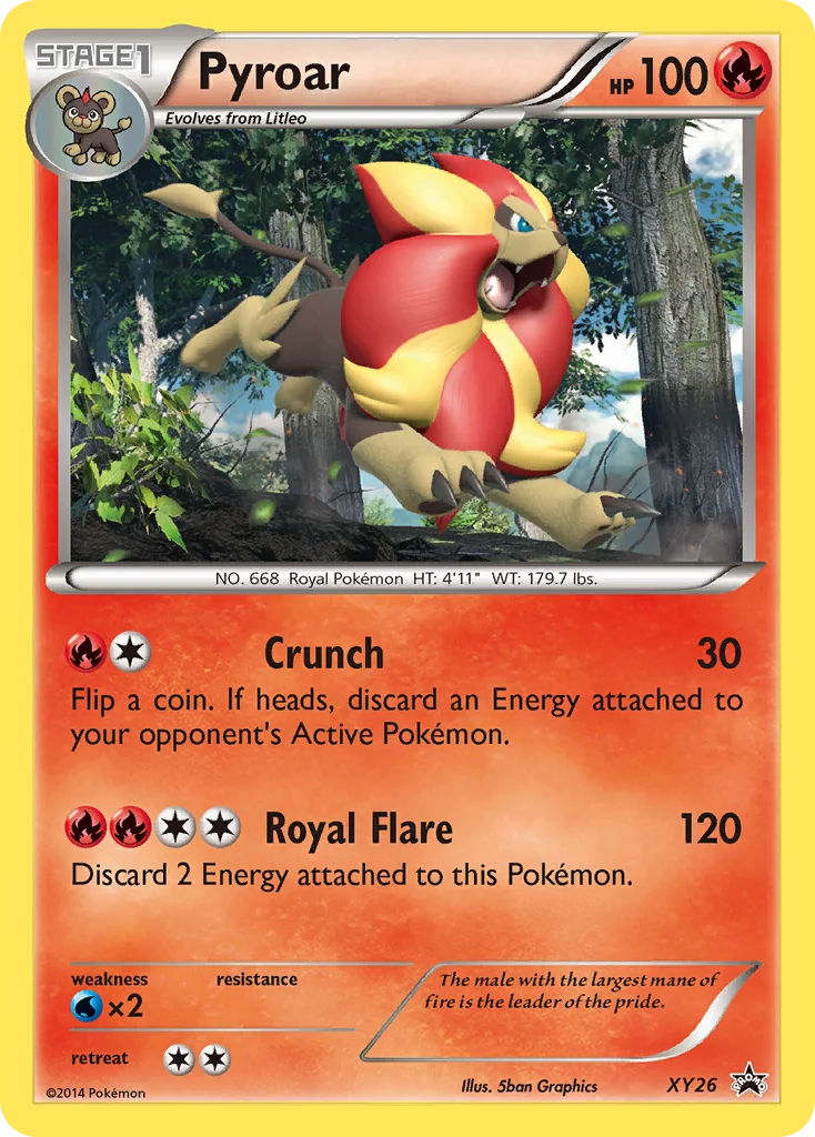 Pyroar · XY Black Star Promos