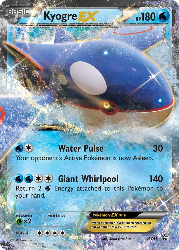Kyogre-EX · XY Black Star Promos