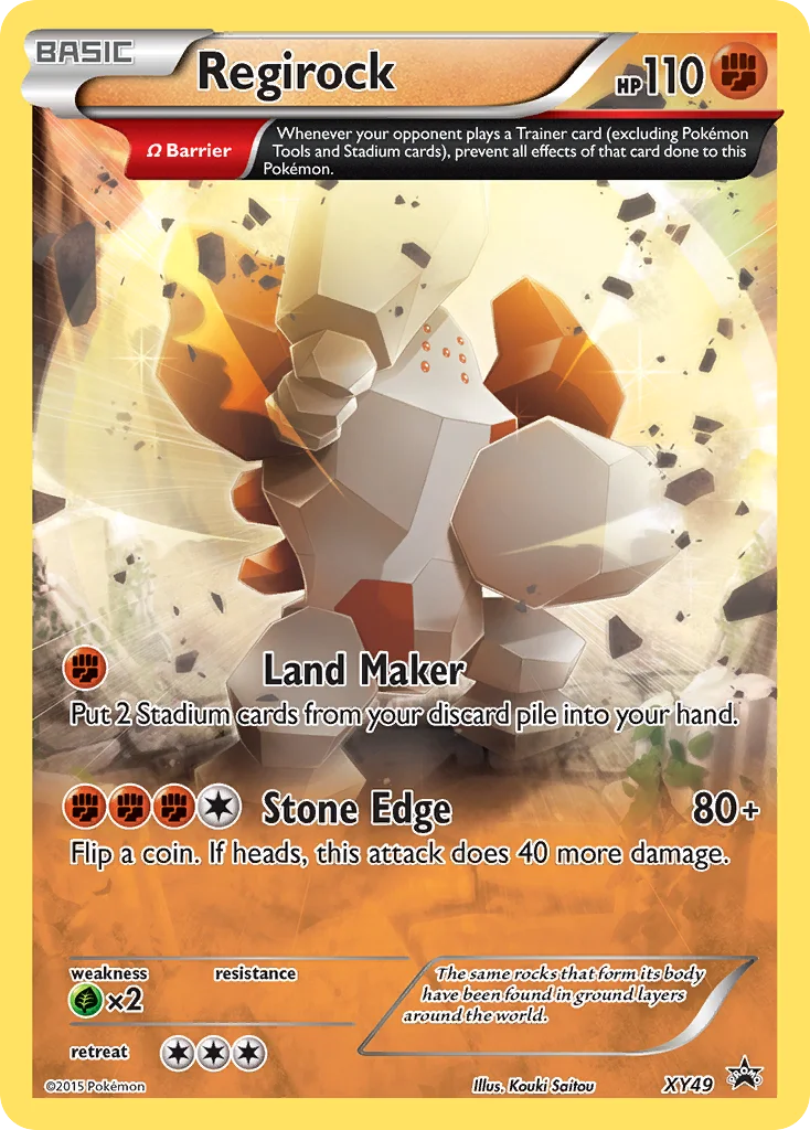 Regirock · XY Black Star Promos