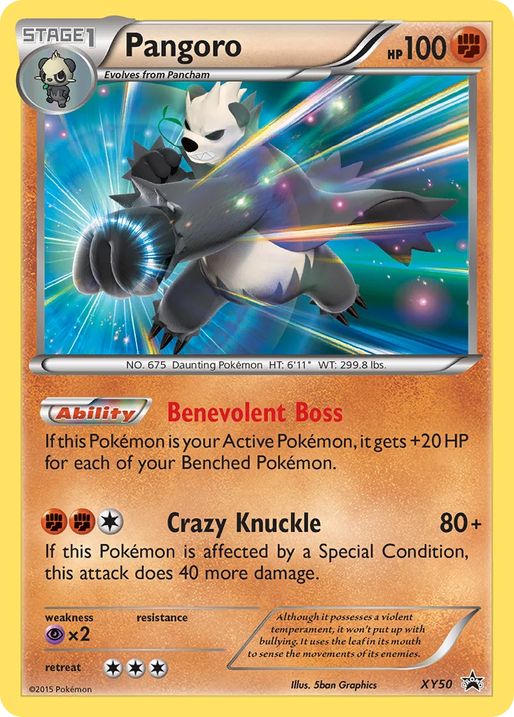 Pangoro · XY Black Star Promos