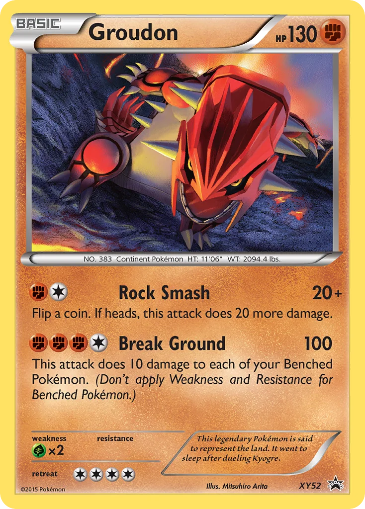 Groudon · XY Black Star Promos