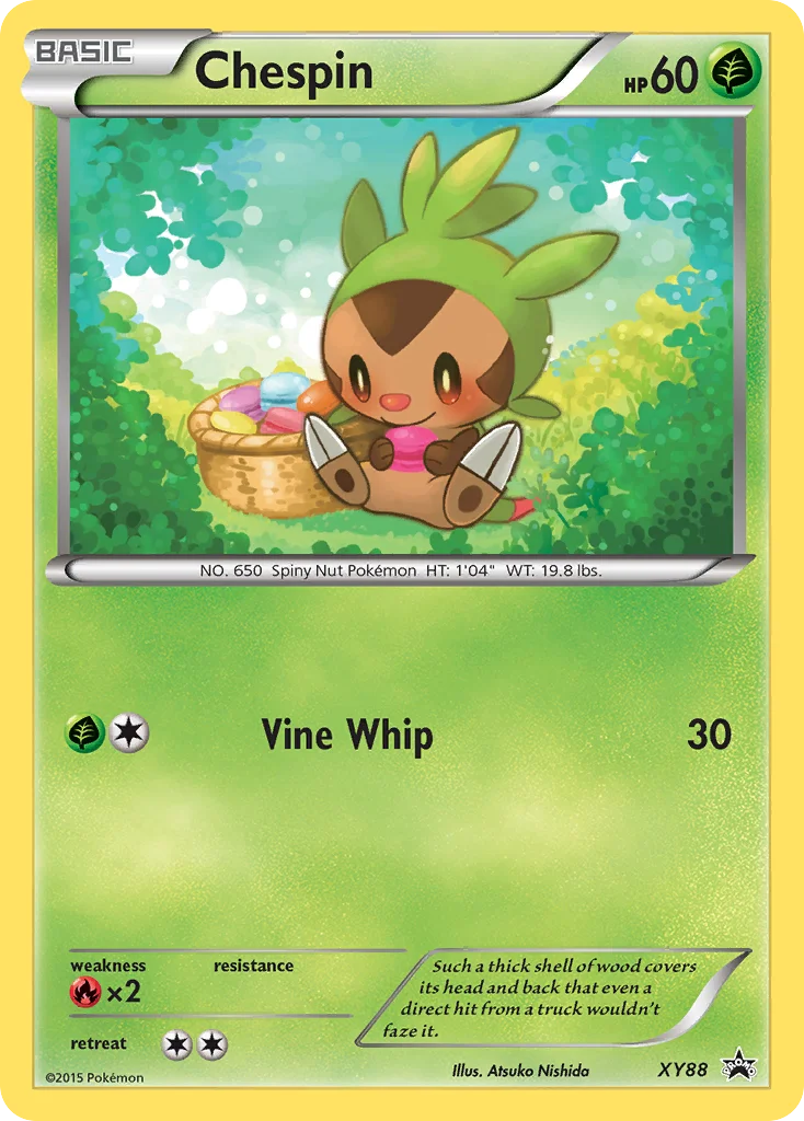 Chespin · XY Black Star Promos