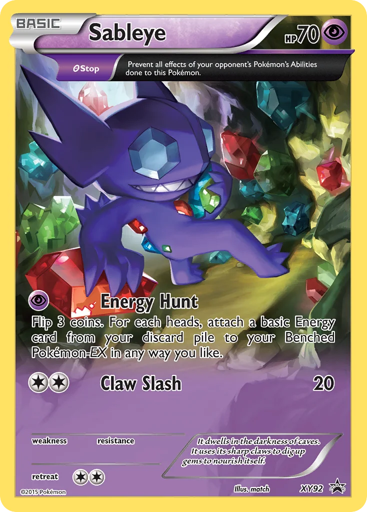 Sableye · XY Black Star Promos