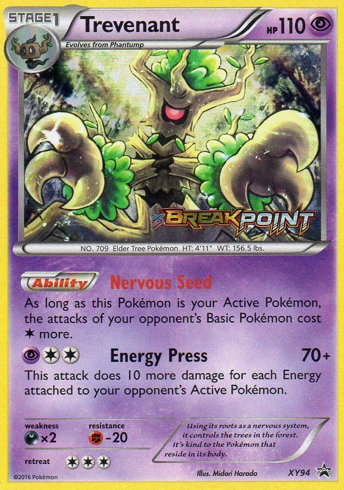 Trevenant · XY Black Star Promos