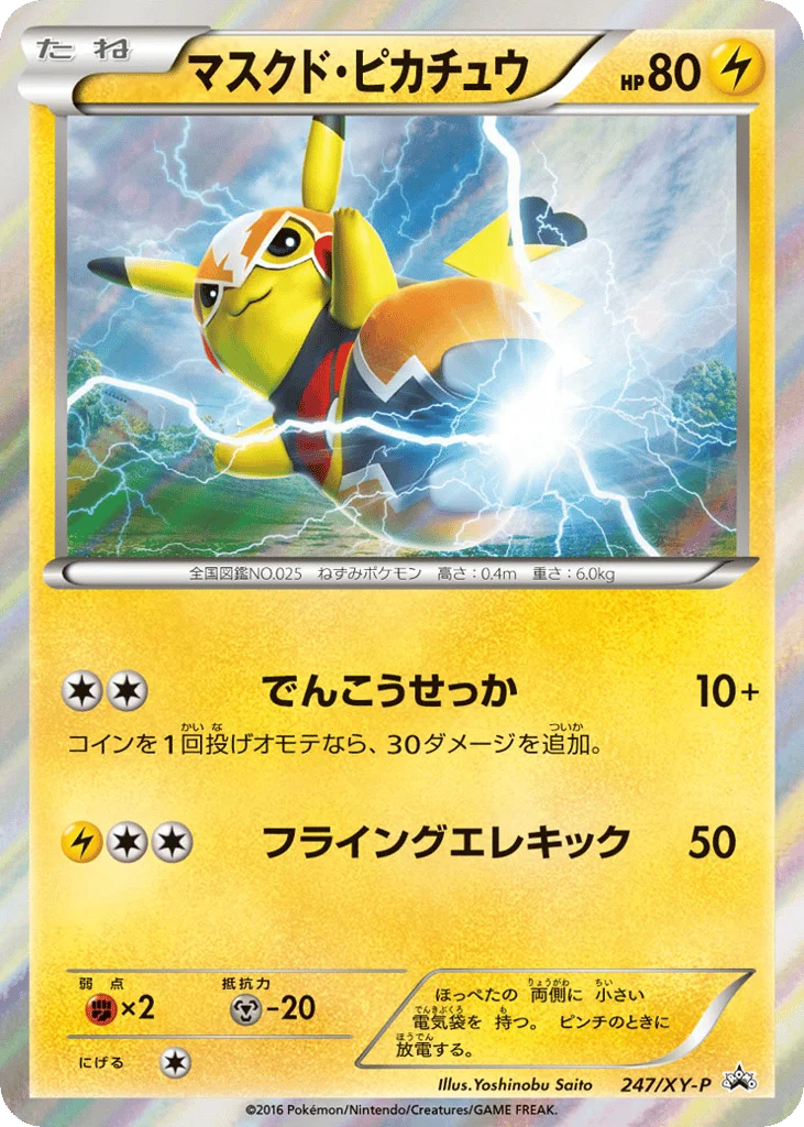 Pikachu Libre · XY Promos