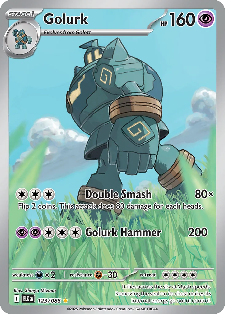 Golurk · Black Bolt