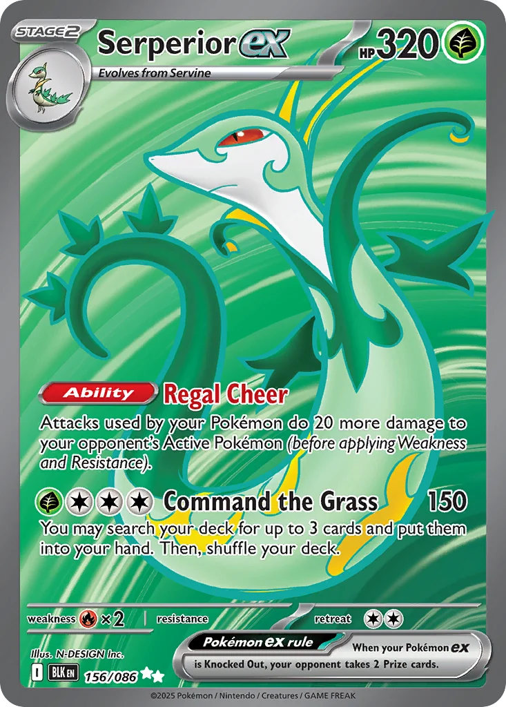Serperior ex · Black Bolt