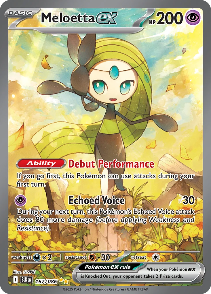 Meloetta ex · Black Bolt