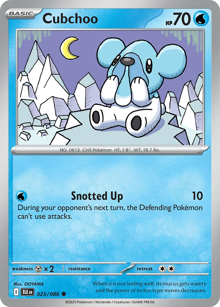 Cubchoo · Black Bolt