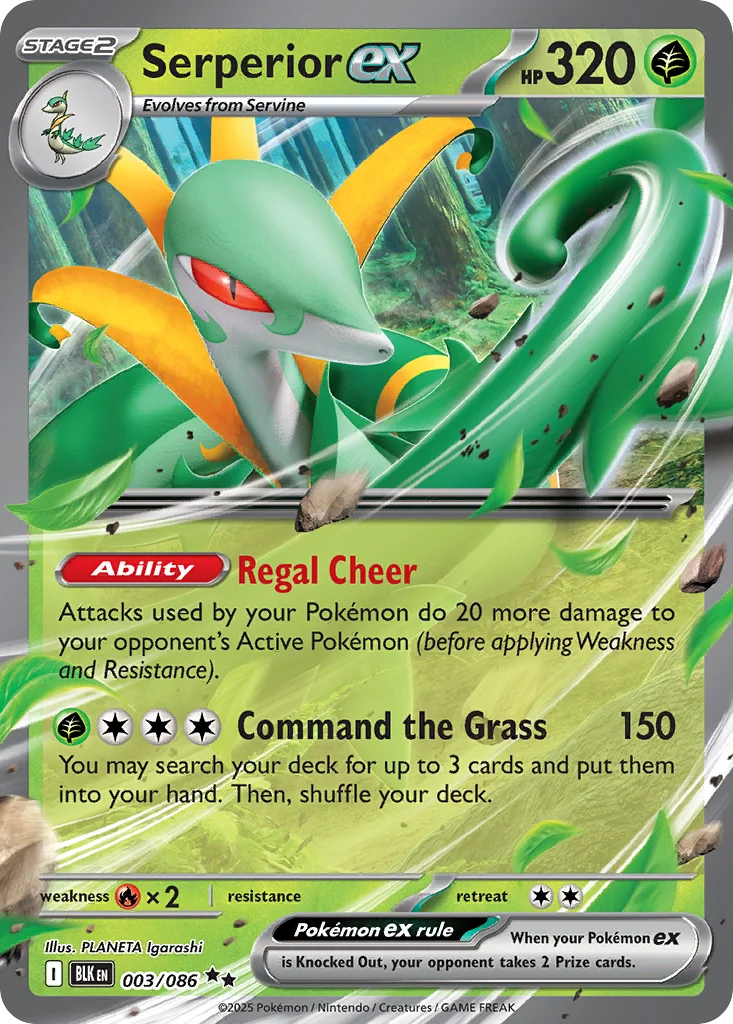 Serperior ex · Black Bolt