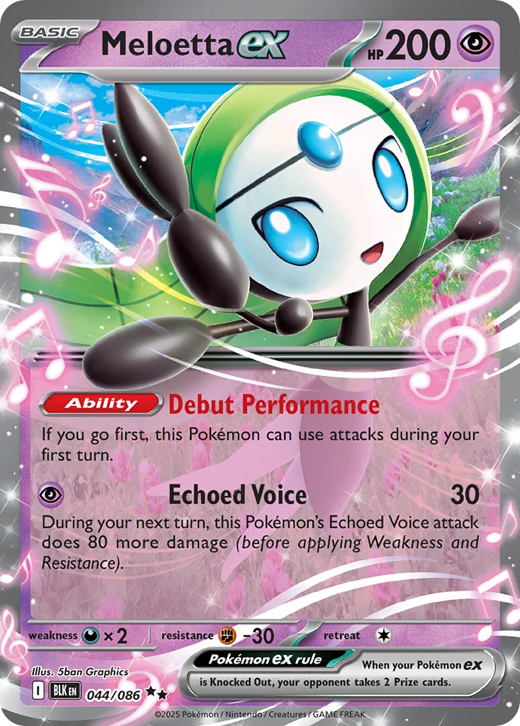 Meloetta ex · Black Bolt