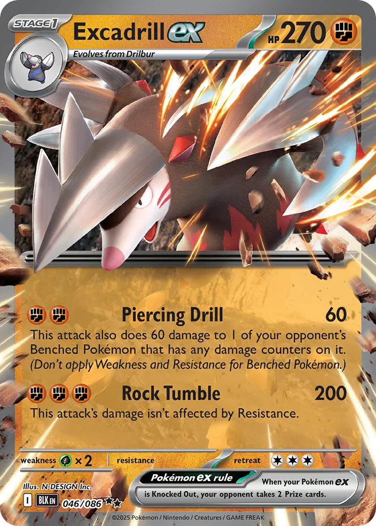 Excadrill ex · Black Bolt