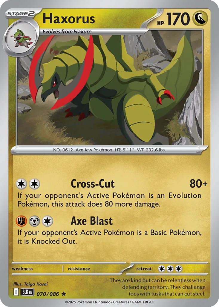 Haxorus · Black Bolt