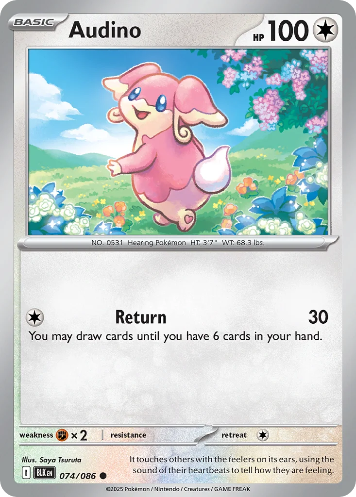 Audino · Black Bolt